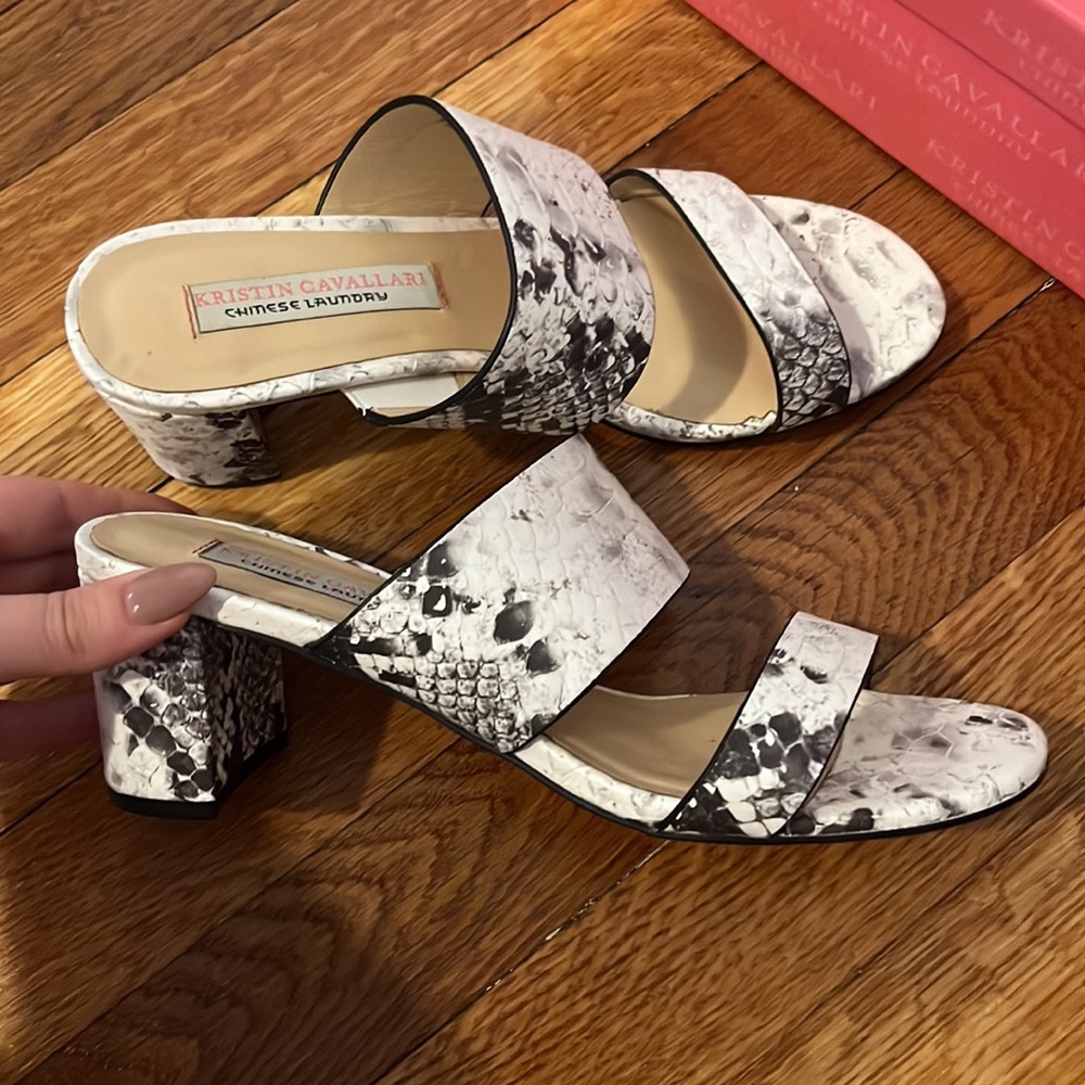 Snakeskin sandals
